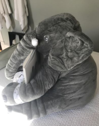 Giant Elephant Plush Toy Baby Pillow photo review