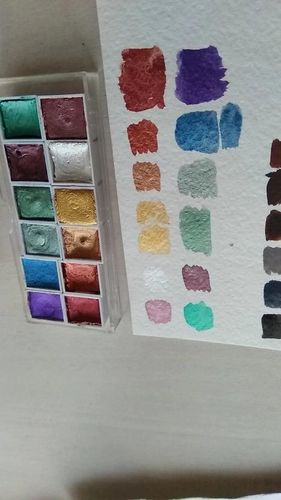 Glitter/Metallic Watercolor Set -12/36/48 Color photo review