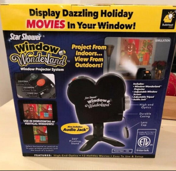 Christmas & Halloween Window Projector photo review