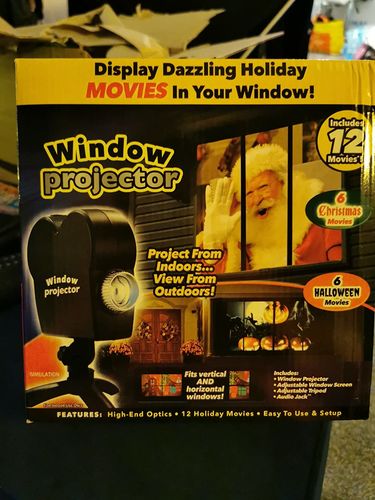 Christmas & Halloween Window Projector photo review