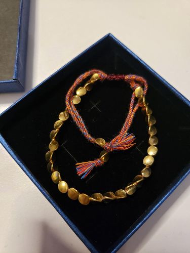 Handmade Tibetan Copper Bead Bracelet photo review