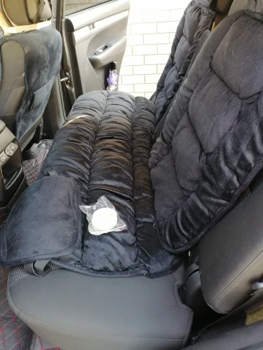 Heated Car Seat Cover Comfortable Car Seat Cover Cushioned Beaded Seat Cover photo review