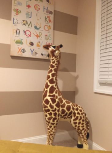 Huge Real Life Giraffe Plush Toys Cute Stuffed Animal Dolls Soft Simulation Giraffe Doll Birthday Gift Kids Toy Bedroom Decor photo review