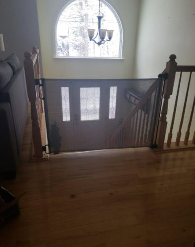 Indoor Retractable Dog Gate Mesh photo review