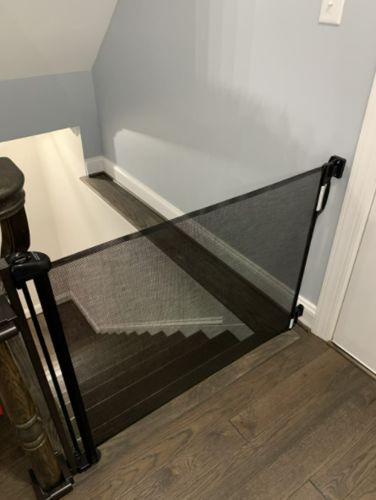 Indoor Retractable Dog Gate Mesh photo review