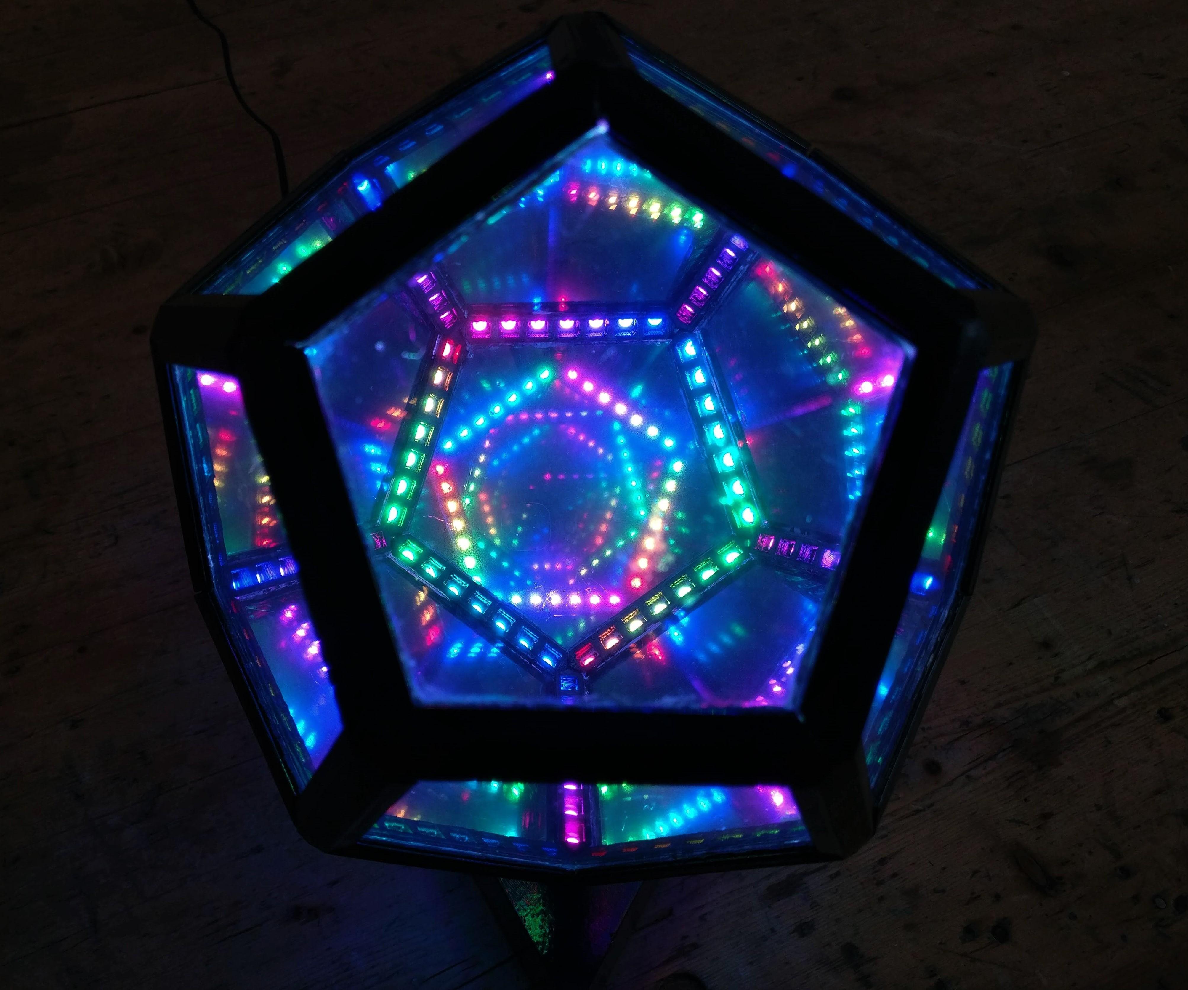 Infinite Dodecahedron Color Art Light photo review