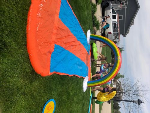 Sloosh - Inflatable Rainbow Arch Water Sprinkler photo review