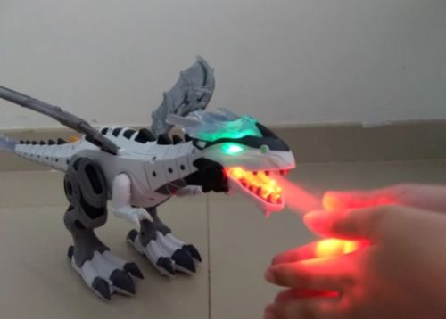 Intelligent Remote Control Dinosaur Robot Toy photo review