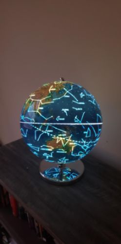 World Globe Led Constellation Map & Night Light photo review