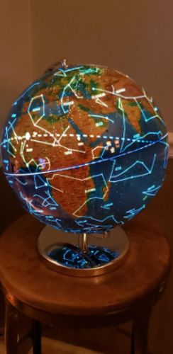 World Globe Led Constellation Map & Night Light photo review