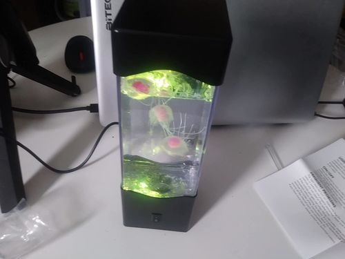 Jellyfish Aquarium Lamp photo review