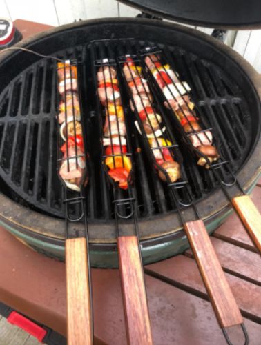 Kabobmaster - Reusable Kabob Grill Basket photo review