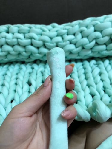 Diy Chunky Hand Knitting Tube Yarn photo review