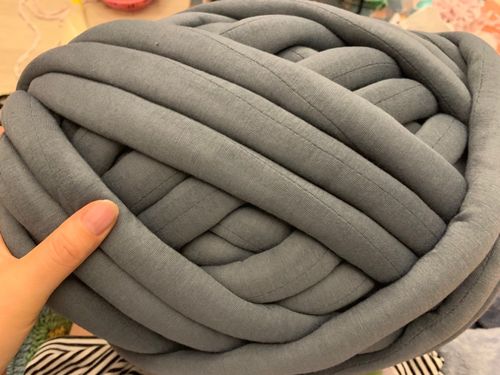 Diy Chunky Hand Knitting Tube Yarn photo review