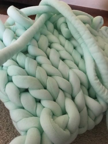 Diy Chunky Hand Knitting Tube Yarn photo review