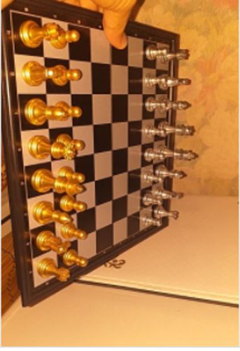 Large Magnetic Wooden Folding Chess Set photo review