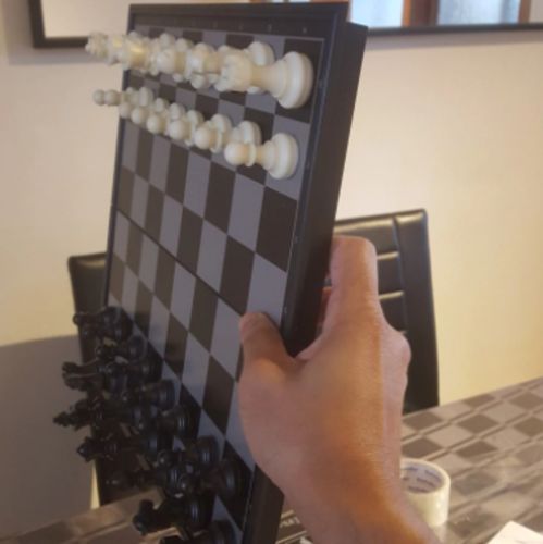 Large Magnetic Wooden Folding Chess Set photo review