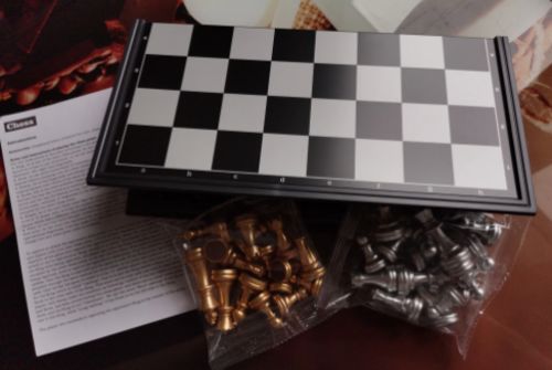 Large Magnetic Wooden Folding Chess Set photo review