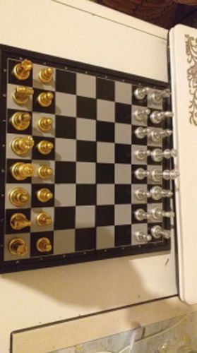 Large Magnetic Wooden Folding Chess Set photo review