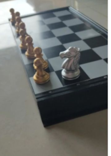 Large Magnetic Wooden Folding Chess Set photo review