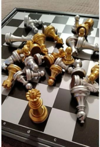 Large Magnetic Wooden Folding Chess Set photo review