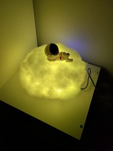 Led Colorful Cloud Astronaut Lamp Night Light For Kids photo review