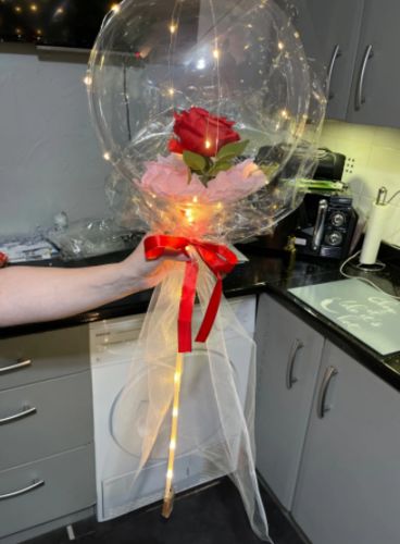 Led Luminous With Rose Balloon photo review