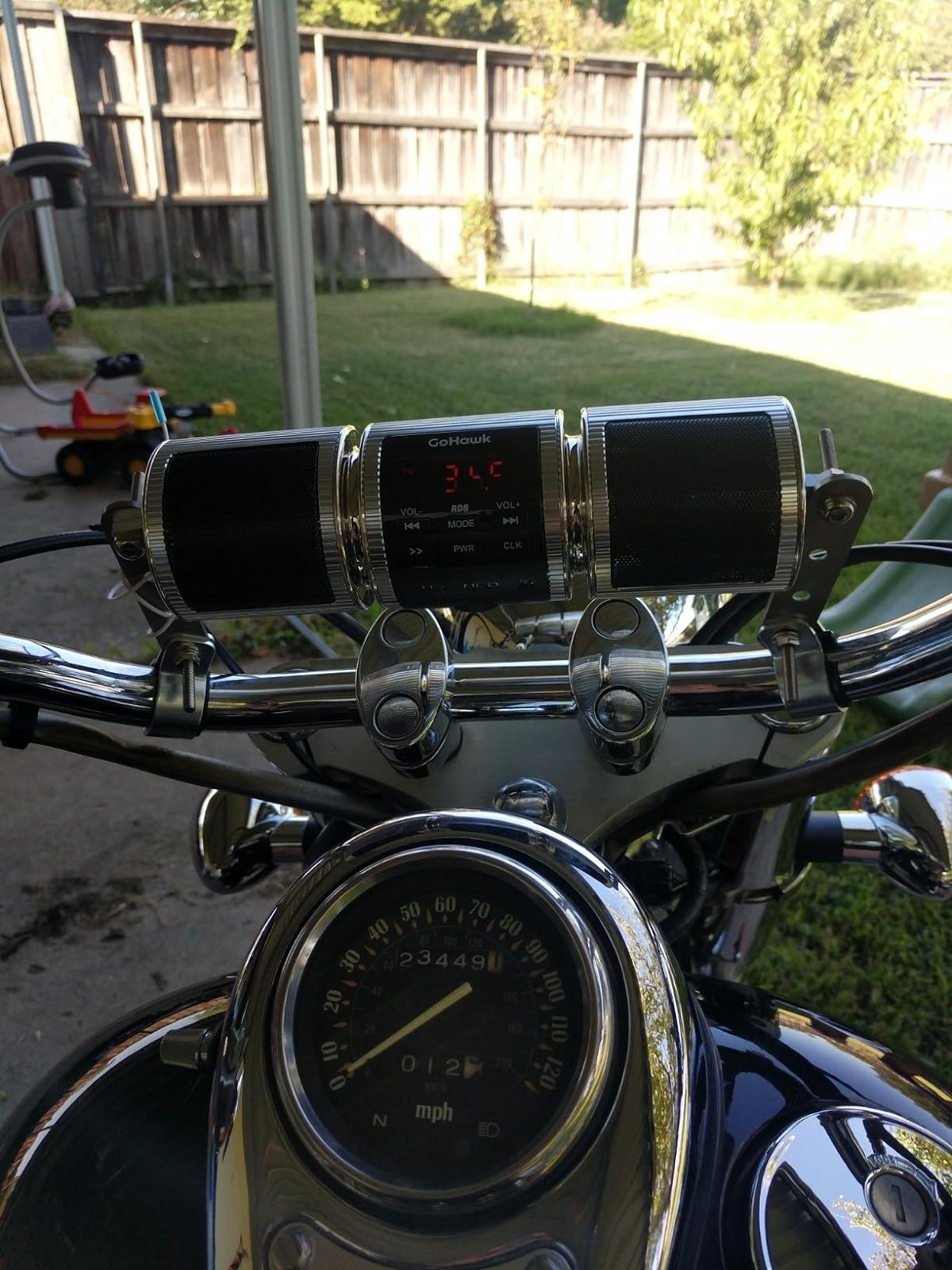 Loudest Waterproof Bluetooth Motorcycle Speaker photo review