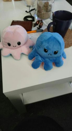 Big Reversible Mood Octopus Plush - Jumbo Octopus Emotion Flip Toy Plushie Stuffed Animal photo review