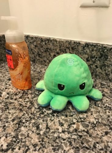 Big Reversible Mood Octopus Plush - Jumbo Octopus Emotion Flip Toy Plushie Stuffed Animal photo review