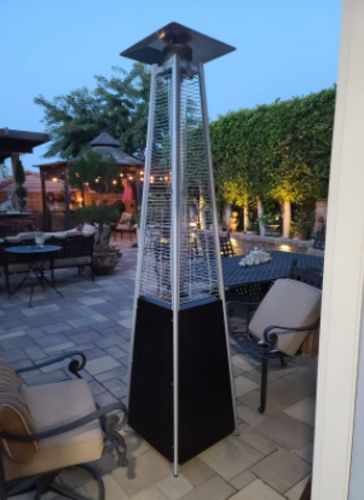 Premium Patio Heater Cover Outdoor Propane Heater Gas Fire Pit Tube Lamp photo review