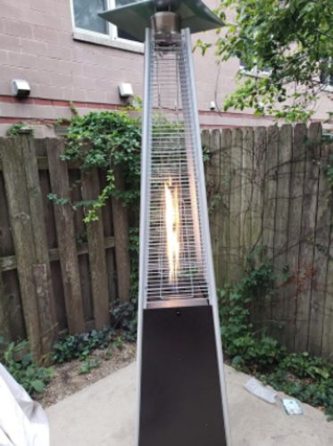 Premium Patio Heater Cover Outdoor Propane Heater Gas Fire Pit Tube Lamp photo review