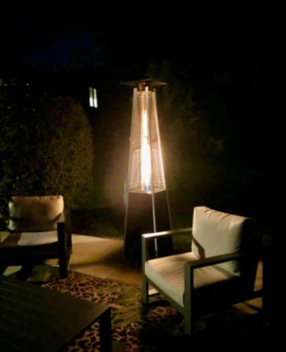 Premium Patio Heater Cover Outdoor Propane Heater Gas Fire Pit Tube Lamp photo review