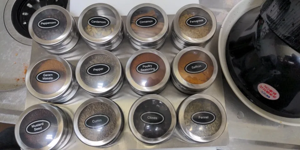 Magnetic Spice Jars With Rack photo review