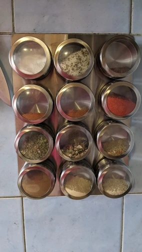 Magnetic Spice Jars With Rack photo review