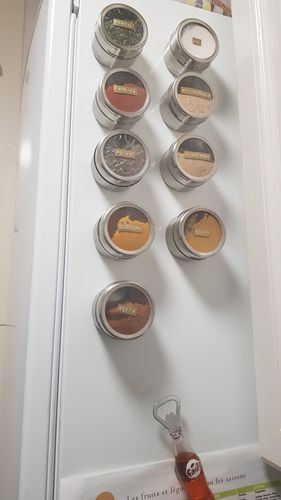 Magnetic Spice Jars With Rack photo review