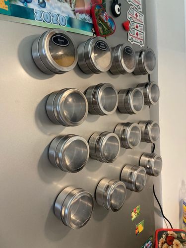 Magnetic Spice Jars With Rack photo review