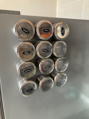 Magnetic Spice Jars With Rack photo review