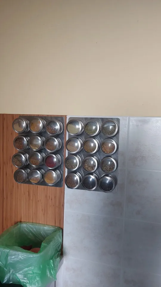 Magnetic Spice Jars With Rack photo review