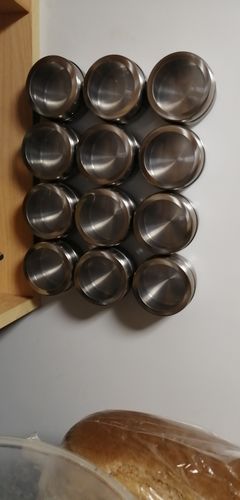 Magnetic Spice Jars With Rack photo review