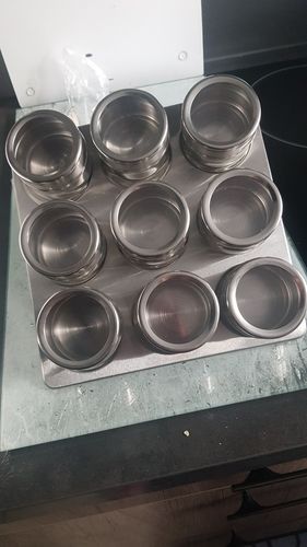 Magnetic Spice Jars With Rack photo review