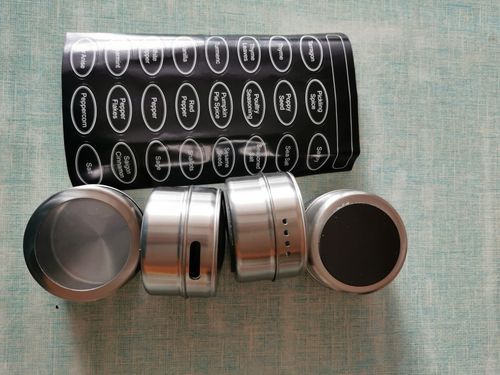 Magnetic Spice Jars With Rack photo review