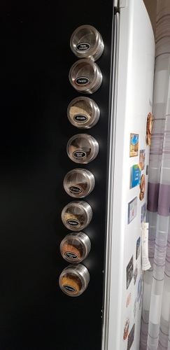 Magnetic Spice Jars With Rack photo review