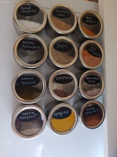 Magnetic Spice Jars With Rack photo review