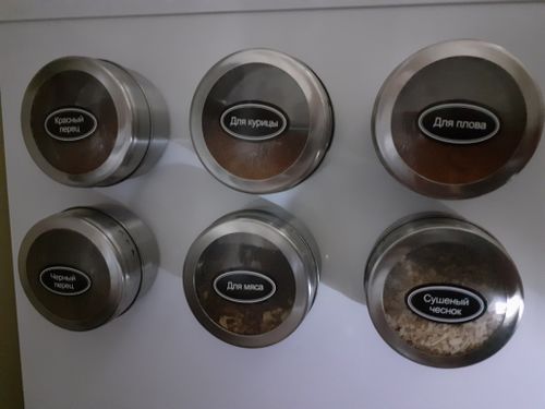 Magnetic Spice Jars With Rack photo review