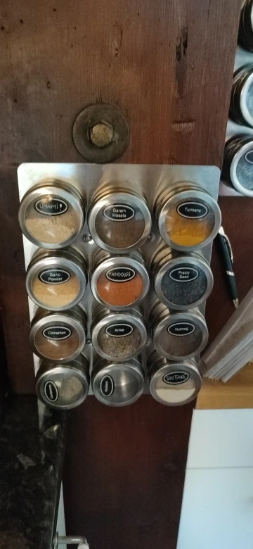 Magnetic Spice Jars With Rack photo review