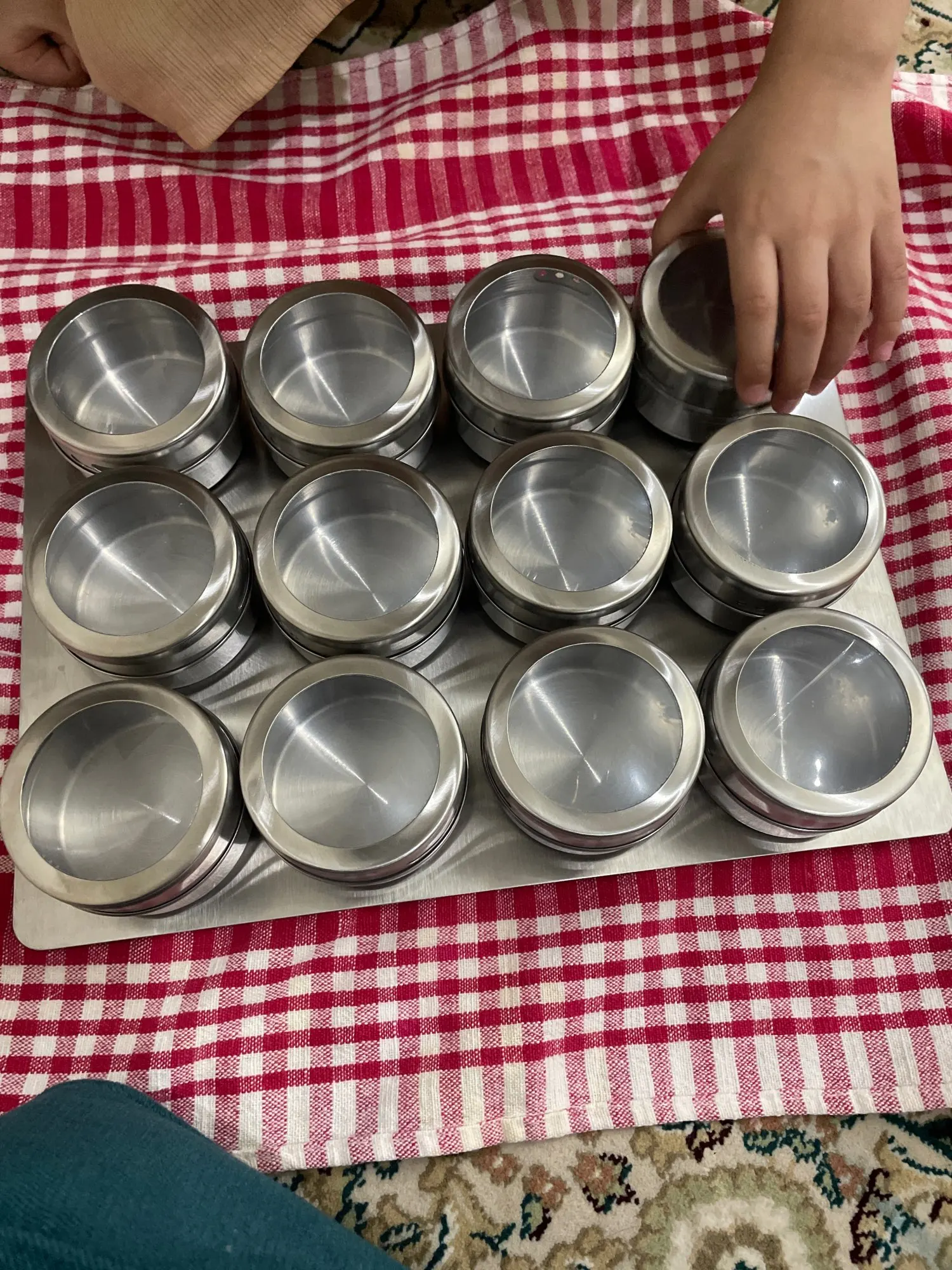 Magnetic Spice Jars With Rack photo review