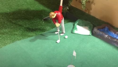 Mini Golfing Man Indoor Golf Game Fun Golf Game photo review