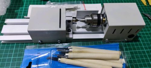 Mini Woodworking Lathe photo review