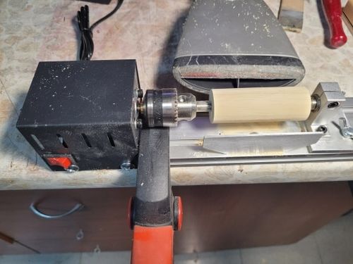 Mini Woodworking Lathe photo review